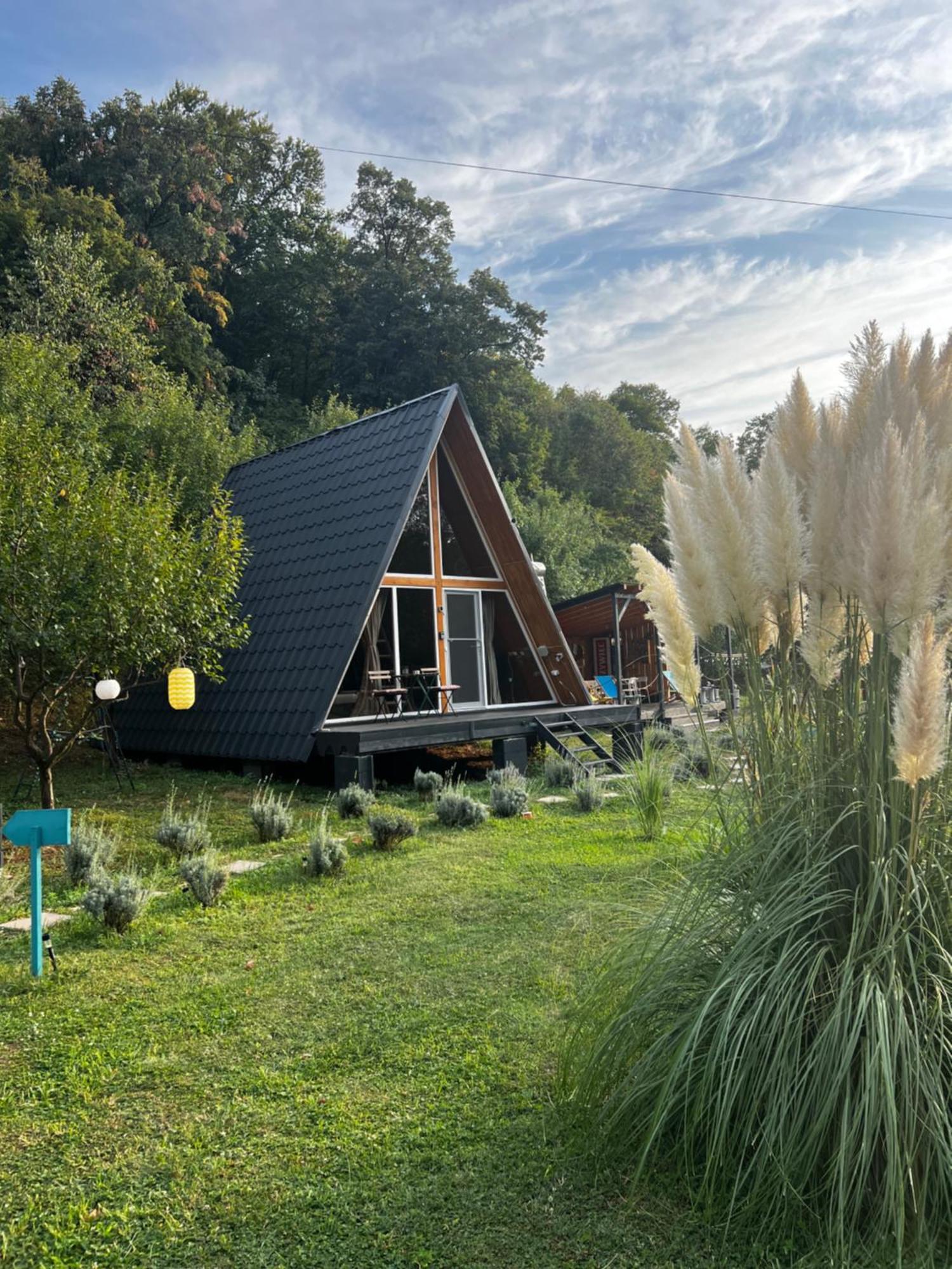 Cabane A-Frame Svinita Buitenkant foto