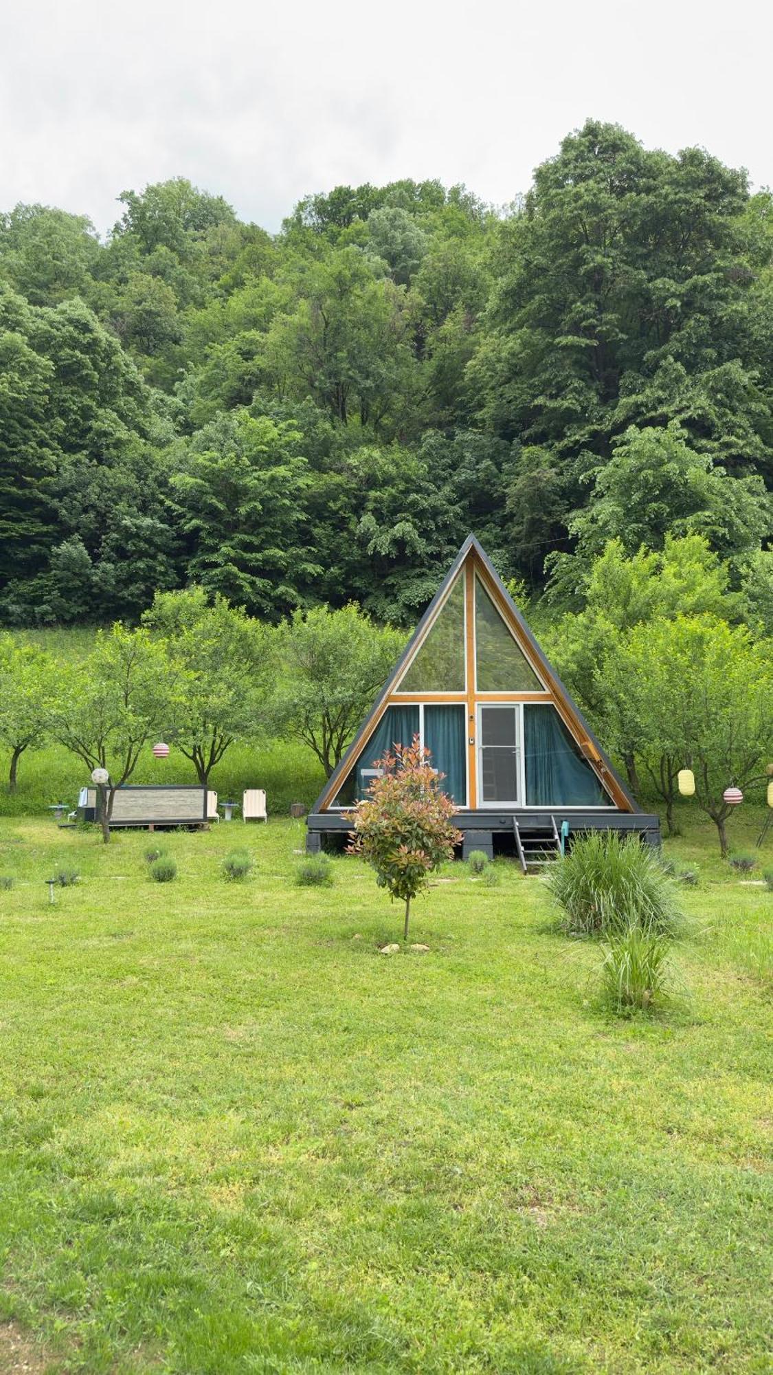 Cabane A-Frame Svinita Buitenkant foto